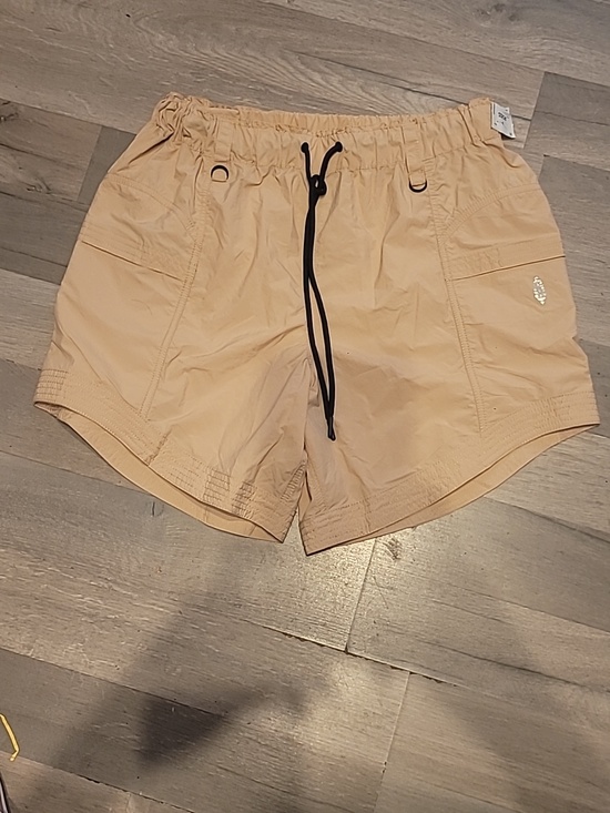 Free People Movement In The Wild Long Hike Shorts Beige Tofu Cargo Shorts Med - Picture 3 of 7